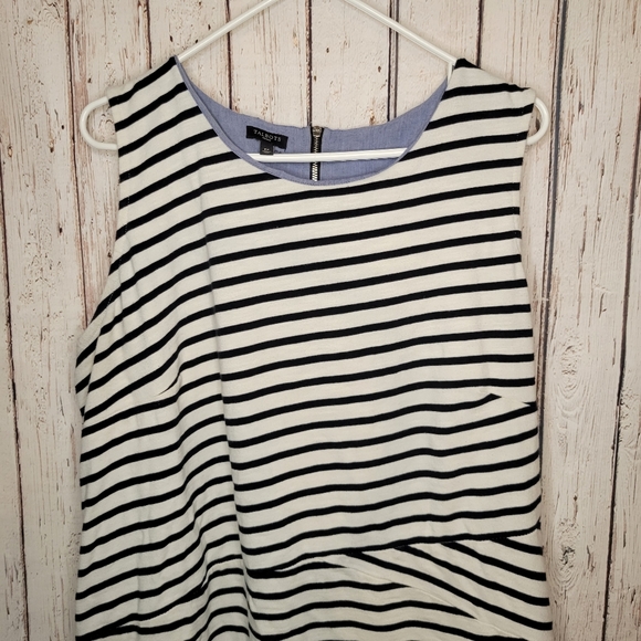 Talbots Cotton Striped Dress - Picture 3 of 11